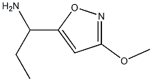 5-이속사졸메탄아민,-알파-에틸-3-메톡시-(9CI) 구조식 이미지