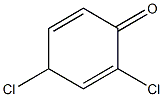 2,5-시클로헥사디엔-1-one,2,4-디클로로-(9CI) 구조식 이미지