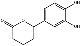 2H-Pyran-2-one,6-(3,4-dihydroxyphenyl)tetrahydro-(9CI) Structure