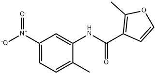 3-Furancarboxamide,2-methyl-N-(2-methyl-5-nitrophenyl)-(9CI) 구조식 이미지