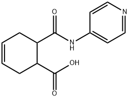 3-Cyclohexene-1-carboxylicacid,6-[(4-pyridinylamino)carbonyl]-(9CI) 구조식 이미지