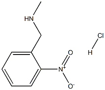 N-Methyl-2-nitronenzenemethanamine monohydrochloride Structure