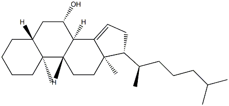 5α-Cholest-14-en-7β-ol Structure