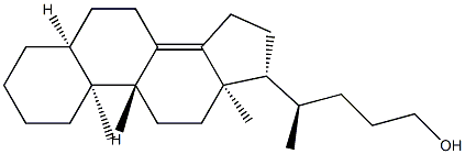 5β-Chol-8(14)-en-24-ol Structure