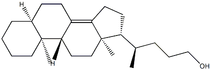 5β-콜-8(14)-엔-24-올 구조식 이미지