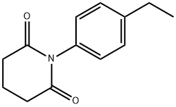 2,6-Piperidinedione,1-(4-ethylphenyl)-(9CI) Structure