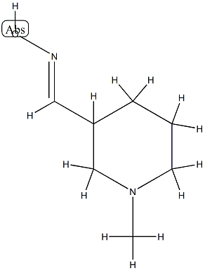 3-Piperidinecarboxaldehyde,1-methyl-,oxime,[C(E)]-(9CI) Structure