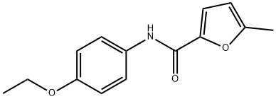 2-Furancarboxamide,N-(4-ethoxyphenyl)-5-methyl-(9CI) Structure