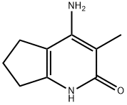 4-Amino-6,7-dihydro-3-methyl-5H-1-pyrindin-2-ol 구조식 이미지