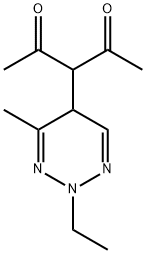 2,4-Pentanedione,3-(2-ethyl-2,5-dihydro-4-methyl-1,2,3-triazin-5-yl)-(9CI) 구조식 이미지