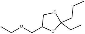 1,3-Dioxolane,4-(ethoxymethyl)-2-ethyl-2-propyl-(9CI) 구조식 이미지