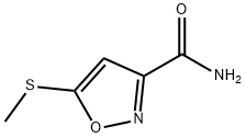 3-이속사졸카르복사미드,5-(메틸티오)-(9CI) 구조식 이미지