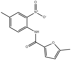 2-Furancarboxamide,5-methyl-N-(4-methyl-2-nitrophenyl)-(9CI) 구조식 이미지