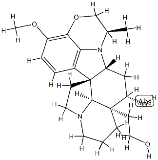 16-메톡시-22α-메틸-4,25-세쿠브스쿠리네르반-4β-올 구조식 이미지