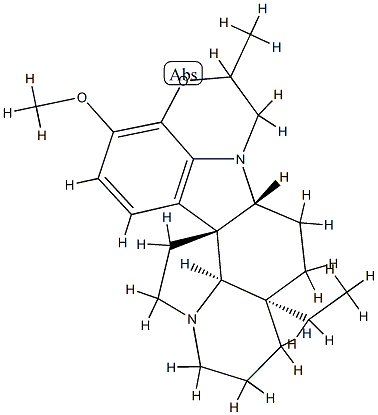 21-데옥시-16-메톡시-23-메틸-4,25-세쿠브스쿠리네르반 구조식 이미지