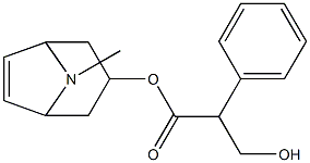 8-Methyl-8-azabicyclo[3.2.1]oct-6-en-3-ol α-(hydroxymethyl)benzeneacetate 구조식 이미지