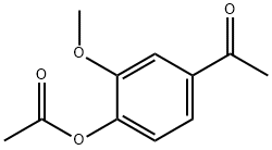 4-ACETYL-2-METHOXYPHENYL ACETATE 구조식 이미지