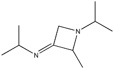 2-Propanamine,N-[2-methyl-1-(1-methylethyl)-3-azetidinylidene]-,[N(E)]-(9CI) Structure