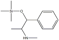 N,α-디메틸-β-(트리메틸실릴옥시)벤젠에탄아민 구조식 이미지