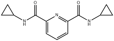 2,6-Pyridinedicarboxamide,N,N-dicyclopropyl-(9CI) Structure