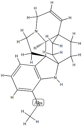 6,7-Didehydro-17-methoxyaspidofractinine Structure