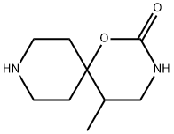 1-Oxa-3,9-diazaspiro[5.5]undecan-2-one,5-methyl-(9CI) 구조식 이미지