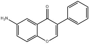 4H-1-Benzopyran-4-one,6-amino-3-phenyl-(9CI) 구조식 이미지