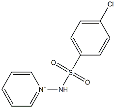 [(p-클로로페닐)술포닐]피리디니오아민음이온 구조식 이미지