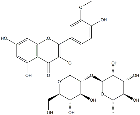 ISORHAMNETIN 3-O-NEOHESPEROSIDE Structure