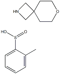 Benzenesulfinicacid,2-Methyl-,coMpd.7-옥사-2-아자스피로[3.5]노난(1:1) 구조식 이미지