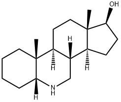 6-Aza-5β-androstan-17β-ol Structure