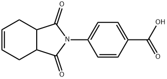 4-(1,3-dioxo-1,3,3a,4,7,7a-hexahydro-2H-isoindol-2-yl)benzoic acid 구조식 이미지