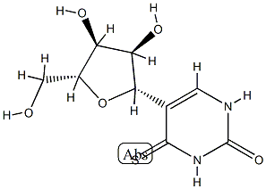 4-thiopseudouridine Structure