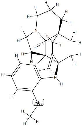 Aspidofractinine, 17-methoxy-3-methylene-, (2alpha,5alpha)- Structure