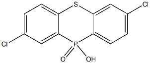 2,7-Dichloro-10-hydroxy-10H-phenothiaphosphine 10-oxide Structure