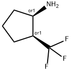 시클로펜탄아민,2-(트리플루오로메틸)-,(1R,2S)-rel-(9CI) 구조식 이미지