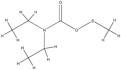 Carbamic acid, diethyl-, anhydride with methanesulfenic acid (9CI) Structure