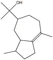 1,2,3,3a,4,5,6,7-옥타하이드로-3,8,α,α-테트라메틸아줄렌-5-메탄올 구조식 이미지