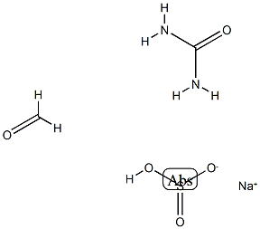 Sulfurous acid, monosodium salt, polymer with formaldehyde and urea Structure