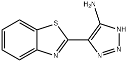 1H-1,2,3-Triazol-4-amine,5-(2-benzothiazolyl)-(9CI) Structure