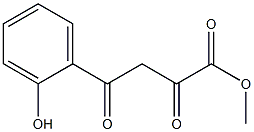 1,3-dioxo-1-(2-hydroxyphenyl)butyl methyl ester Structure
