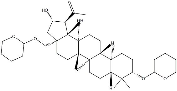 3β,28-Bis[(tetrahydro-2H-pyran-2-yl)oxy]lup-20(29)-en-21β-ol 구조식 이미지