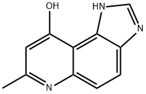 1H-Imidazo[4,5-f]quinolin-9-ol,7-methyl-(9CI) 구조식 이미지