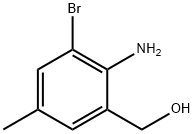 (2-amino-3-bromo-5-methylphenyl)methanol 구조식 이미지