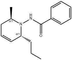 Benzamide, N-[(2R,6R)-3,6-dihydro-2-methyl-6-propyl-1(2H)-pyridinyl]-, rel- Structure