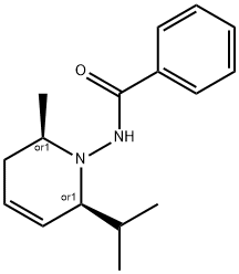 Benzamide, N-[(2R,6S)-3,6-dihydro-2-methyl-6-(1-methylethyl)-1(2H)- Structure