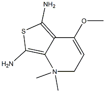 2,7-Benzothiazolediamine,4-methoxy-N7,N7-dimethyl-(9CI) 구조식 이미지