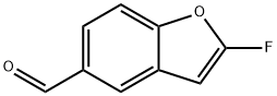 5-Benzofurancarboxaldehyde,2-fluoro-(9CI) Structure