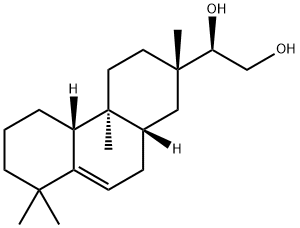 (R)-1-[(2S)-1,2,3,4,4a,4bα,5,6,7,8,10,10aα-Dodecahydro-2,4aβ,8,8-tetramethylphenanthren-2-yl]-1,2-ethanediol 구조식 이미지