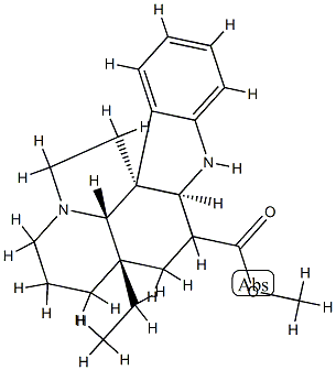 (2β,5α,12β,19α)-아스피도스페르미딘-3-카르복실산메틸에스테르 구조식 이미지